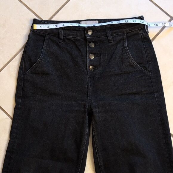 Everlane The Wide Leg Jean Black Size 28 - Picture 7 of 9